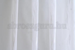 T/5001 02 fehér hímzett voile Átlátszó függöny